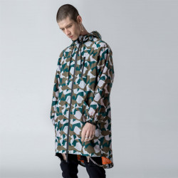 Gainsboro Camo Print Hooded Jacket