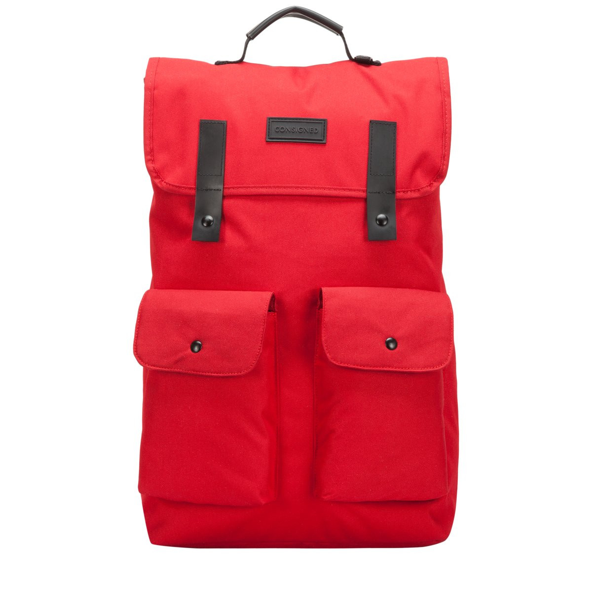 red and yellow backpack