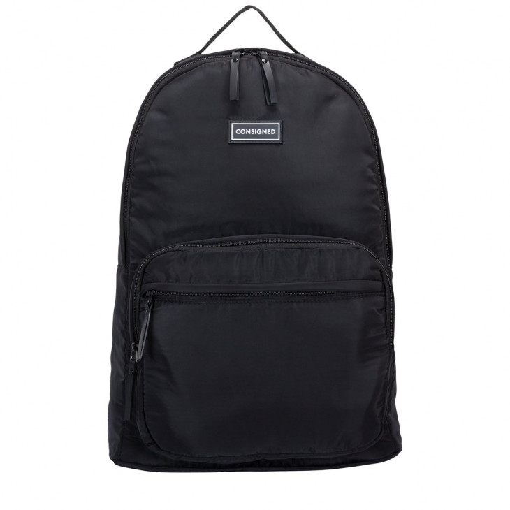 black basic backpack